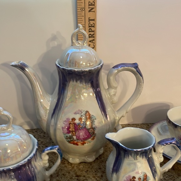 Antique Vintage Tea Set 17 Pieces - Picture 3 of 6
